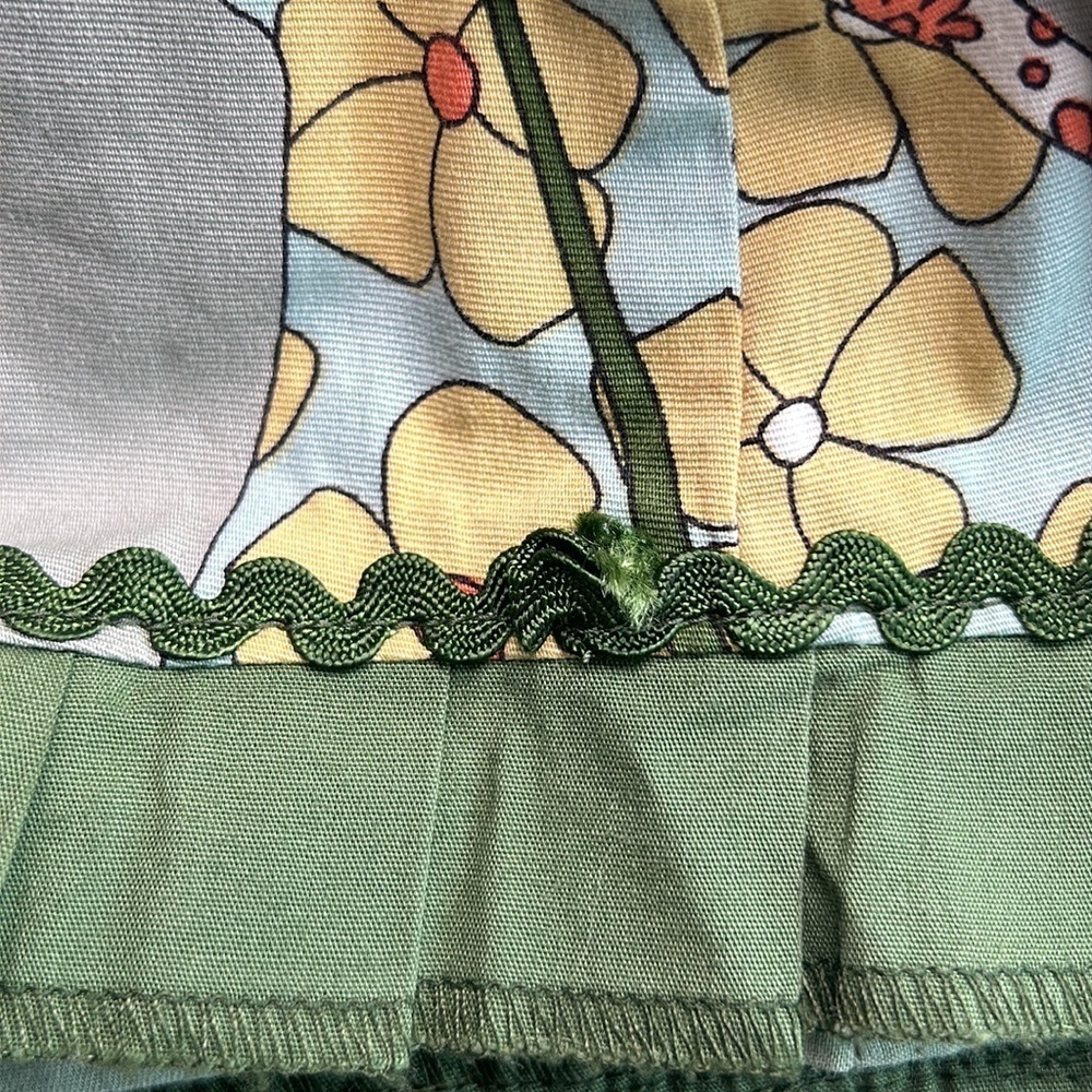 Persaman Green Floral Skirt - Picture 9 of 11